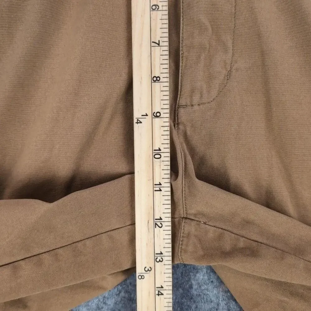 Orvis Shorts Mens 38 Beige Cargo 7 Inch Cotton Adjustable Waist Utility Outdoor